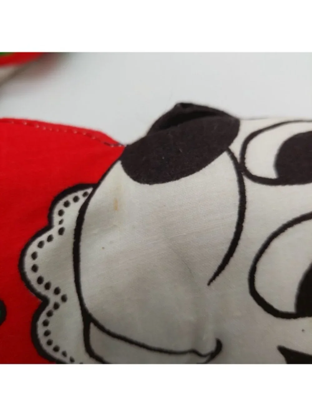 Mickey & Minnie Mouse Santa Claus Christmas Pillow Plush Set Of 2 Vintage Read